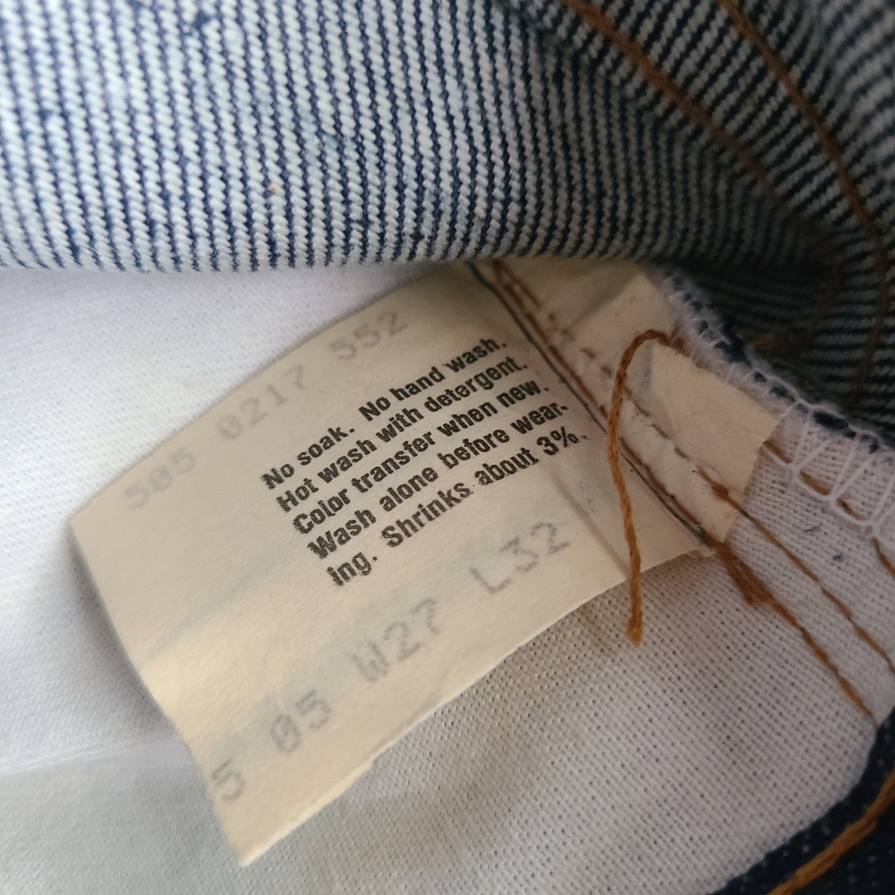 RARE NWT Vintage Deadstock Levi's  505 021… - Picture 13 of 15